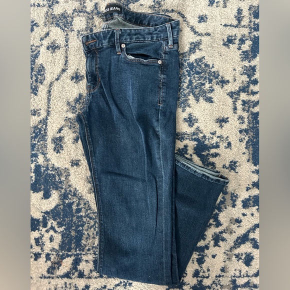 Express Denim - Express Barely Boot Stella Low Rise Jeans